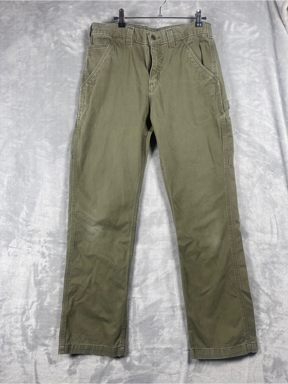 Carhartt Olive Cargo Work Pants